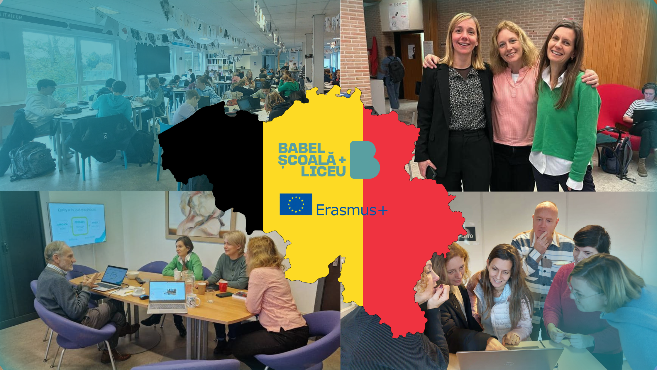 Școlile din Belgia – prima deplasare din proiectul Babel: Școală Acreditată Erasmus+